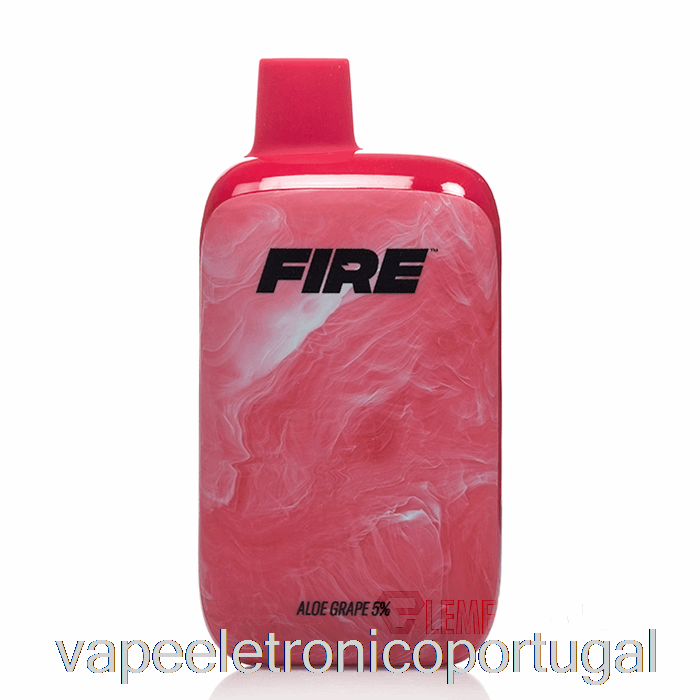 Vape Eletrônico Fire Boost 12000 Descartável Aloe Uva